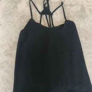 Black Sheer Tank Top
